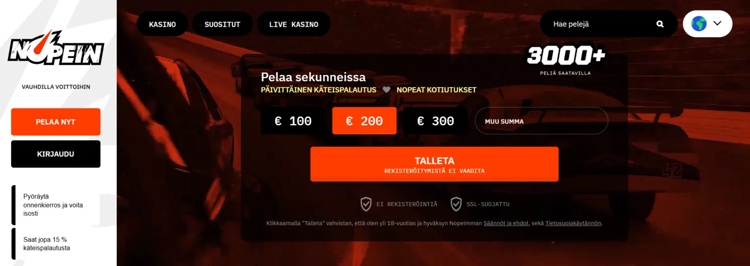 Nopein Casino
